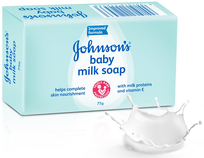 Johnson's baby milk soap 75g